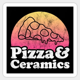 Pizza Lover Pizza and Ceramics Sticker